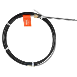 VEVOR Boat Steering Cable, 17 Feet Outboard Marine Rotary Steering Cable, 1/2 Ton High Tensile Strength, Replacement Steering Cable Compatible with Most Single-Station Outboard Steering Systems