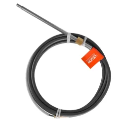 VEVOR Boat Steering System, 17 ft Boat Control Cable Outboard Rotary Steering System Kit with Aluminum Alloy Helm, Durable Marine Replacement for Fishing Boats, Small Sailboats, Speedboats, Lifeboats