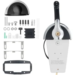 VEVOR Boat Throttle Control, 8M0059686 Top-Mounted Outboard Remote Control Box for Mercury PT 2-Stroke, Marine Throttle Control Gear Box with Power Trim Switch