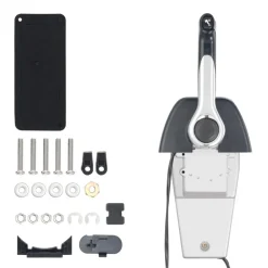VEVOR Boat Throttle Control, 704-48205-P1 Top-Mounted Outboard Remote Control Box for Yamaha 4-Stroke, Marine Throttle Control Box with Power Trim Switch and 4.6 ft Harness with 5 Pin Connector