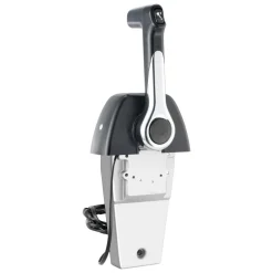 VEVOR Boat Throttle Control, 704-48205-P1 Top-Mounted Outboard Remote Control Box for Yamaha 4-Stroke, Marine Throttle Control Box with Power Trim Switch and 4.6 ft Harness with 5 Pin Connector