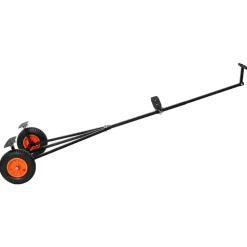 VEVOR Boat Trailer Dolly, 420lbs Load Capacity, Carbon Steel Trailer Mover with Adjustable Length, 15.7 in Pneumatic Tires and Nonslip Support Bracket, for Moving Kayak Motorboat Fishing Boat