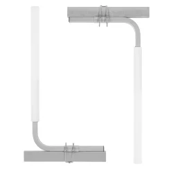 VEVOR Boat Trailer Guide, 60″ Adjustable Design Trailer Guide Poles, 2PCS High-Hardness Steel Trailer Guide-Ons, Trailer Guides with PVC Pipes, for Ski Boat, Fishing Boat or Sailboat Trailer