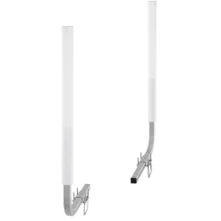 VEVOR Boat Trailer Guide, 40″ Adjustable Design Trailer Guide Poles, 2PCS High-Hardness Steel Trailer Guide-Ons, Trailer Guides with PVC Pipe Posts, for Ski Boat, Fishing Boat or Sailboat Trailer