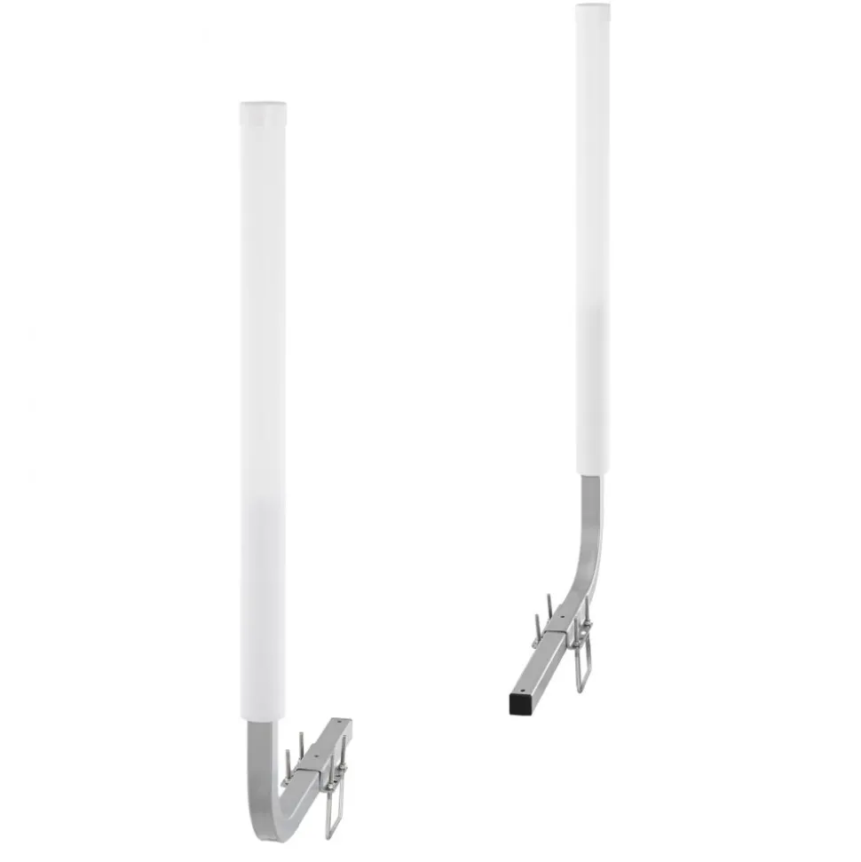VEVOR Boat Trailer Guide, 40″ Adjustable Design Trailer Guide Poles, 2PCS High-Hardness Steel Trailer Guide-Ons, Trailer Guides with PVC Pipe Posts, for Ski Boat, Fishing Boat or Sailboat Trailer
