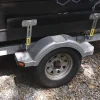 VEVOR Boat Trailer Guide-ons, 48", 2 PCS Rustproof Steel Trailer Guide ons, Trailer Guides with Carpet-Padded Boards, Mounting Parts Included, for Ski Boat, Fishing Boat or Sailboat Trailer