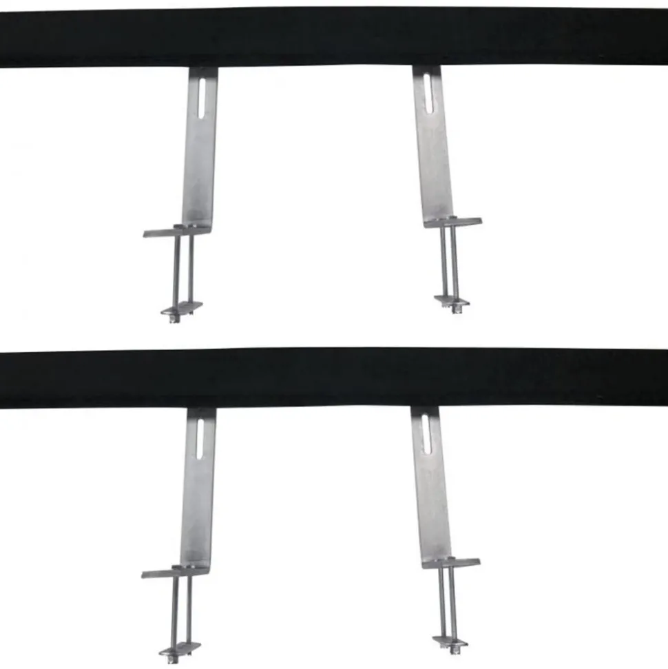 VEVOR Boat Trailer Guide-ons, 48", 2 PCS Rustproof Steel Trailer Guide ons, Trailer Guides with Carpet-Padded Boards, Mounting Parts Included, for Ski Boat, Fishing Boat or Sailboat Trailer