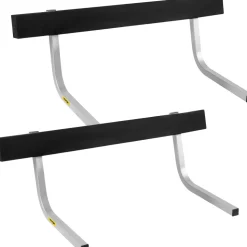 VEVOR Boat Trailer Guide-ons, 2 PCS Rustproof Steel Trailer Guide ons, Trailer Guides with Carpet-Padded Boards, Mounting Parts Included, for Ski Boat, Fishing Boat or Sailboat Trailer
