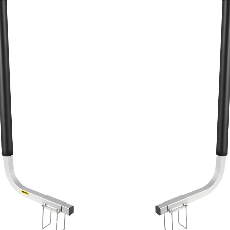 VEVOR Boat Trailer Guide-ons, 40", 2PCS Rustproof Galvanized Steel Trailer Guide ons, Trailer Guides with Black PVC Pipes, Mounting Parts Included, for Ski Boat, Fishing Boat or Sailboat Trailer