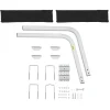 VEVOR Boat Trailer Guide, 2PCS Adjustable Short Bunk Guide-Ons, Hardened Steel Trailer Guide Poles with Soft Cushion, Heavy Duty Roller Guide Design, for Ski Boat, Fishing Boat or Sailboat Trailer