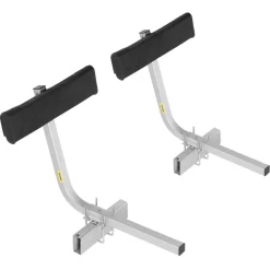 VEVOR Boat Trailer Guide, 2PCS Adjustable Short Bunk Guide-Ons, Hardened Steel Trailer Guide Poles with Soft Cushion, Heavy Duty Roller Guide Design, for Ski Boat, Fishing Boat or Sailboat Trailer
