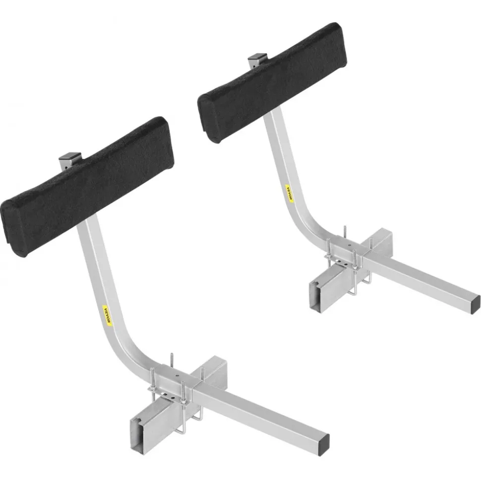 VEVOR Boat Trailer Guide, 2PCS Adjustable Short Bunk Guide-Ons, Hardened Steel Trailer Guide Poles with Soft Cushion, Heavy Duty Roller Guide Design, for Ski Boat, Fishing Boat or Sailboat Trailer
