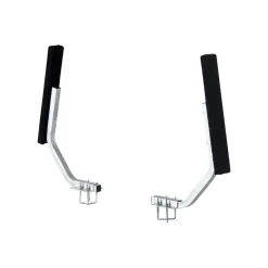 VEVOR Boat Trailer Guides, 1.2 in Adjustable Width Trailers Guide, 2PCS High-Hardness Steel Trailer Guide-Ons with Thick Support Pads, Fits L-Beam, Box or C-Channel Bunk-Style Pontoon Trailers