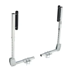 VEVOR Boat Trailer Guides, 27.6-41.3 in Height Adjustable Trailers Guide, 2PCS Thickened High-Duty Trailer Guide-Ons with Smooth Roller Guidance, for Over 16 in Larger Fishing Boats, Runabout Boats