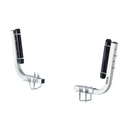 VEVOR Boat Trailer Guides, 18.5 in/20.5 in Height Adjustable Trailers Guide, 2PCS Thickened High-Duty Steel Trailer Guide-Ons with Smooth Roller Guidance, for V-Hull Boats, Small to Mid-Size Boats