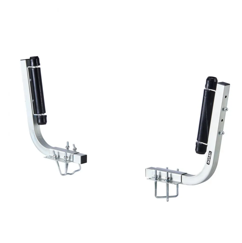 VEVOR Boat Trailer Guides, 18.5 in/20.5 in Height Adjustable Trailers Guide, 2PCS Thickened High-Duty Steel Trailer Guide-Ons with Smooth Roller Guidance, for V-Hull Boats, Small to Mid-Size Boats