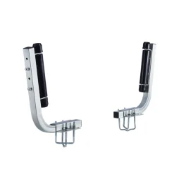 VEVOR Boat Trailer Guides, 18.5 in/20.5 in Height Adjustable Trailers Guide, 2PCS Thickened High-Duty Steel Trailer Guide-Ons with Smooth Roller Guidance, for V-Hull Boats, Small to Mid-Size Boats