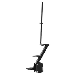 VEVOR Boat Trailer Steps, 3-Step, Heavy-Duty Boat Trailer Steps with Handle, Non-Slip Surface, 3 Mounting Angle Options, Carbon Steel Ladder Suitable for 3