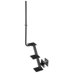 VEVOR Boat Trailer Steps, 3-Step, Heavy-Duty Boat Trailer Steps with Handle, Non-Slip Surface, 3 Mounting Angle Options, Carbon Steel Ladder Suitable for 3