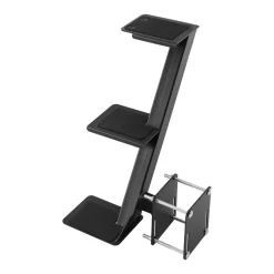 VEVOR Boat Trailer Steps, 3-Step, Heavy-Duty Boat Trailer Steps with Handle, Non-Slip Surface, 3 Mounting Angle Options, Carbon Steel Ladder Suitable for 3