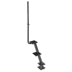 VEVOR Boat Trailer Steps, 2-Step, Heavy-Duty Boat Trailer Steps with Handle, Non-Slip Surface, 3 Mounting Angle Options, Carbon Steel Ladder Suitable for 3