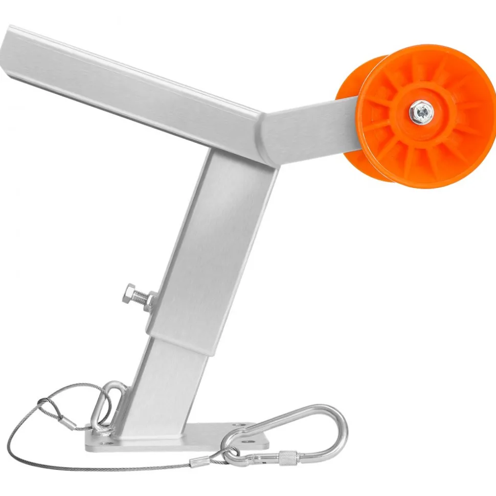 VEVOR Boat Trailer Winch Stand with Roller, Adjustable Height 14.3-21.6 Inches, Boat Winch Mount with U-Bolts for 2-3 Inches W x 3-4 Inches H Trailer Tongue, Fit for Jet Ski, Sailboat, Speedboat
