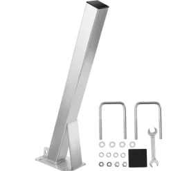 VEVOR Boat Trailer Winch Stand, 3 x 3 x 34-inch Winch Posts, Boat Winch Mount with U-Bolts for 3 Inches W x 3-4 Inches H Trailer Tongue, Galvanized, Fit for Jet Ski, Sailboat, Fishing Boat, Speedboat