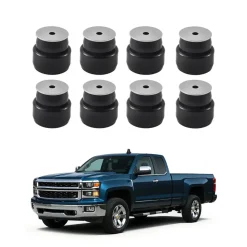 VEVOR Body Mount Bushing Kit, Compatible with 1999-2007 Ford F250 F350, 60 PCS Polyurethane Body Mount Kit, Quick Replacement, Durable Components for Improving Bumpy Driving Performance, Black