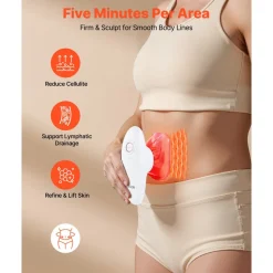VEVOR Body Sculpting Machine, 3-in-1 Electric Cellulite Massager with 3 Adjustable Functional Modes, Skin Tightening Cupping Therapy Tool with 60 Min Wireless Use, for Back, Belly, Waist, Arms, Legs