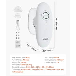 VEVOR Body Sculpting Machine, 3-in-1 Electric Cellulite Massager with 3 Adjustable Functional Modes, Skin Tightening Cupping Therapy Tool with 60 Min Wireless Use, for Back, Belly, Waist, Arms, Legs