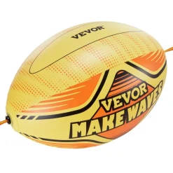 VEVOR Booster Ball, Towable Tube Rope Performance Ball, Thickened PVC Inflatable Booster Balls for Boating and Water Sports - with High Tensile Strength Rope and Speed Safety Valve
