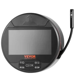 VEVOR Borescope Triple Lens Endoscope Camera with Light, 4.3