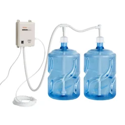 VEVOR Bottled Water Dispenser Pump System, 2x5 Gallon Dispensing System, Automatic Electric Water Dispenser, Double-Pipe Water Jug Pump, Compatible Use with Coffee/Tea Machine, Refrigerator, Ice Maker