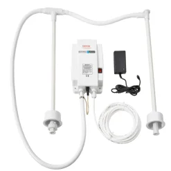 VEVOR Bottled Water Dispenser Pump System, 2x5 Gallon Dispensing System, Automatic Electric Water Dispenser, Double-Pipe Water Jug Pump, Compatible Use with Coffee/Tea Machine, Refrigerator, Ice Maker