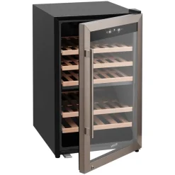 VEVOR 52 Bottle Wine Fridge, Freestanding Wine Cooler Refrigerator, Dual Zone Cooler, 41℉ to 65℉ Adjustable Temp Mini Cellar, Glass Door, For Home Office Bar, Red White Champagne or Sparkling Wines