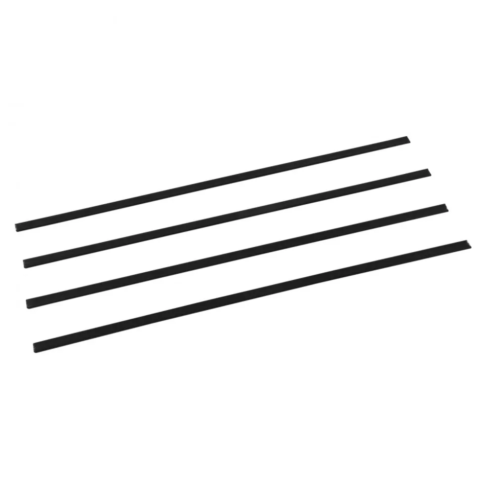VEVOR Bottom Locking Privacy Slats, Double-Wall Vertical Bottom-Locking Slats for Chain-Link Fence, High-Density HDPE Chain Link Slats Ideally Fit 6' High Fence for Garden, Farm, Sports Field(Black)