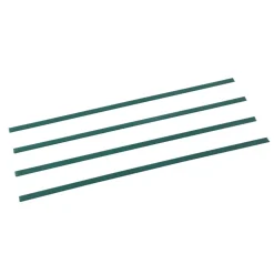 VEVOR Bottom Locking Privacy Slats, Double-Wall Vertical Bottom-Locking Slats for Chain-Link Fence, High-Density HDPE Chain Link Slats Ideally Fit 4' High Fence for Garden, Farm, Sports Field(Green)