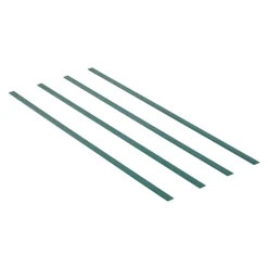 VEVOR Bottom Locking Privacy Slats, Double-Wall Vertical Bottom-Locking Slats for Chain-Link Fence, High-Density HDPE Chain Link Slats Ideally Fit 4' High Fence for Garden, Farm, Sports Field(Green)