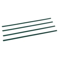 VEVOR Bottom Locking Privacy Slats, Double-Wall Vertical Bottom-Locking Slats with Wings for Chain-Link Fence, High-Density HDPE Chain Link Slats Ideally Fit 4' High Fence for Garden and Farm(Green)