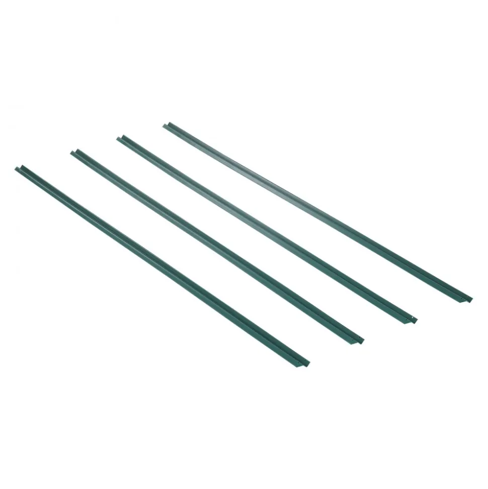 VEVOR Bottom Locking Privacy Slats, Double-Wall Vertical Bottom-Locking Slats with Wings for Chain-Link Fence, High-Density HDPE Chain Link Slats Ideally Fit 4' High Fence for Garden and Farm(Green)