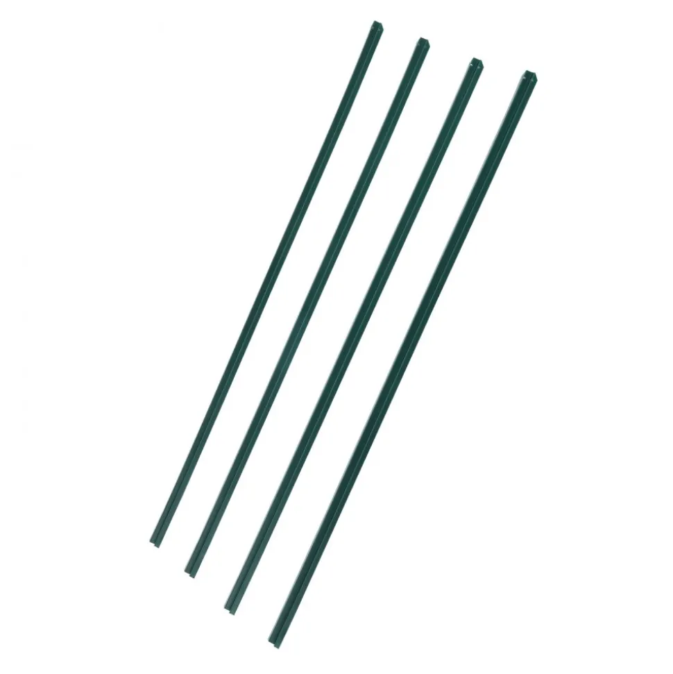 VEVOR Bottom Locking Privacy Slats, Double-Wall Vertical Bottom-Locking Slats with Wings for Chain-Link Fence, High-Density HDPE Chain Link Slats Ideally Fit 4' High Fence for Garden and Farm(Green)