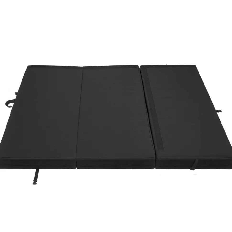VEVOR Bouldering Crash Pad, Tri-Fold Rock Climbing Crash Pad with Adjustable Backpack Straps and Handle, Foldable Lightweight for Indoor Bouldering & Outdoor Climbing, Folded Size 48" x 22.2" x 15"