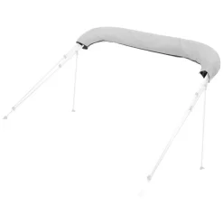 VEVOR 4 Bow Bimini Top Replacement Cover, 8 ft Long Durable 600D Marine Grade Waterproof Sun Shade Boat Canopy with Storage Boot, Easy Install Zipper Sleeve Awning, 96