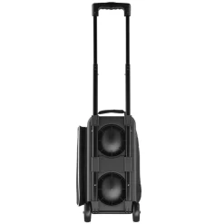 VEVOR Bowling Ball Bag, 3 Ball Double Roller Bowling Bag with Wheels, Featuring a Separate Compartment for Shoes (Up To US Size 16) & Oversized Accessory Pocket, Retractable Handle Extends to 41.34 in
