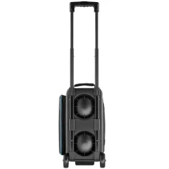 VEVOR Bowling Ball Bag, 2 Ball Double Roller Bowling Bag with Wheels, Featuring a Separate Compartment for Shoes (Up To US Size 16) & Oversized Accessory Pocket, Retractable Handle Extends to 41.32 in