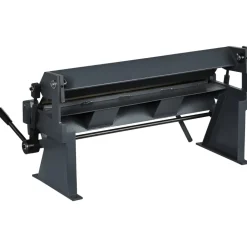 VEVOR Box and Pan Brake, 24-Inch, 0-130 Degrees Sheet Metal Bending Brake, Portable Metal Bender with 20 Gauge Low Carbon Steel 14 Gauge Aluminum Capacity, 5 Adjustable Fingers for Metal Bending