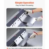 VEVOR Box and Pan Brake, 36 in Sheet Metal Bending Brake,16-Gauge Mild Steel Capacity, 0-135 Degree Adjustable, Metal Bender Machine with 6 Fingers, Heavy-Duty Aluminum Folder for Precise Bending