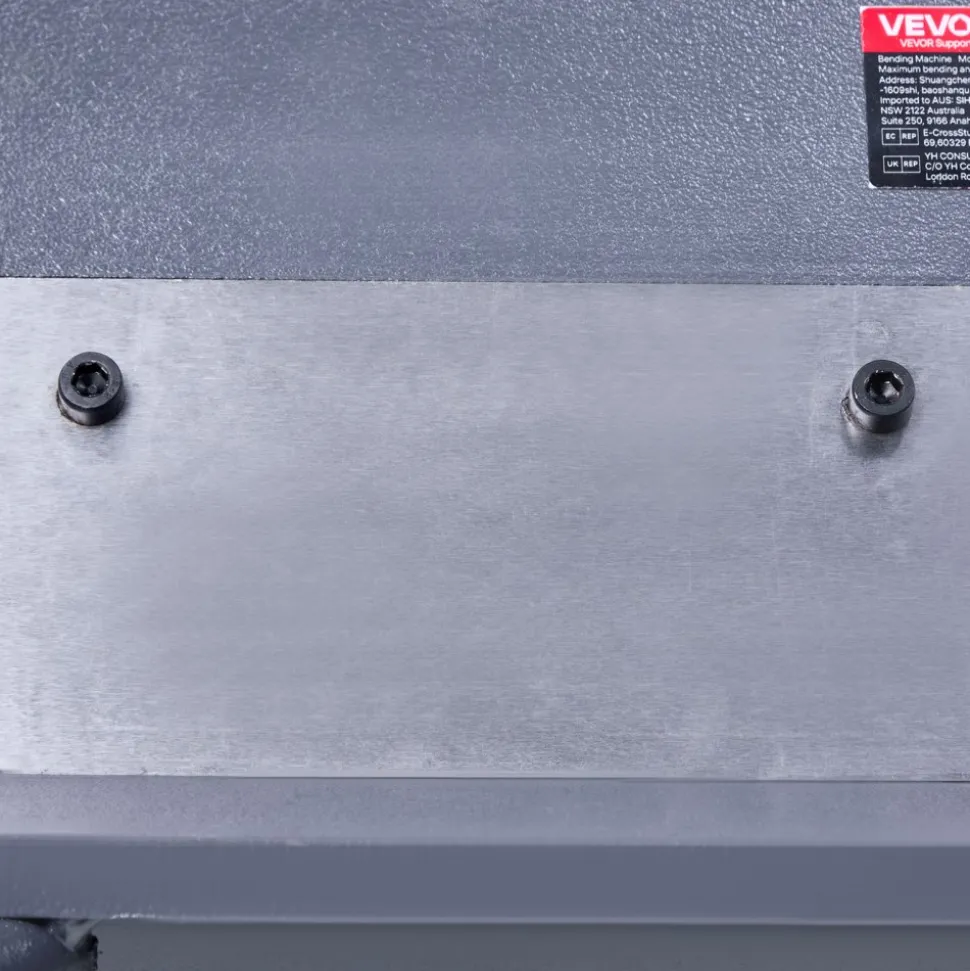 VEVOR Box and Pan Brake, 24 in Sheet Metal Bending Brake,16-Gauge Mild Steel Capacity, 0-135 Degree Adjustable, Metal Bender Machine with 5 Fingers, Heavy-Duty Aluminum Folder for Precise Bending