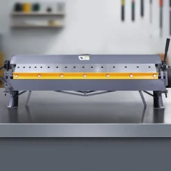 VEVOR Box and Pan Brake, 48 in Sheet Metal Bending Brake,16-Gauge Mild Steel Capacity, 0-135 Degree Adjustable, Metal Bender Machine with 16 Fingers, Heavy-Duty Aluminum Folder for Precise Bending