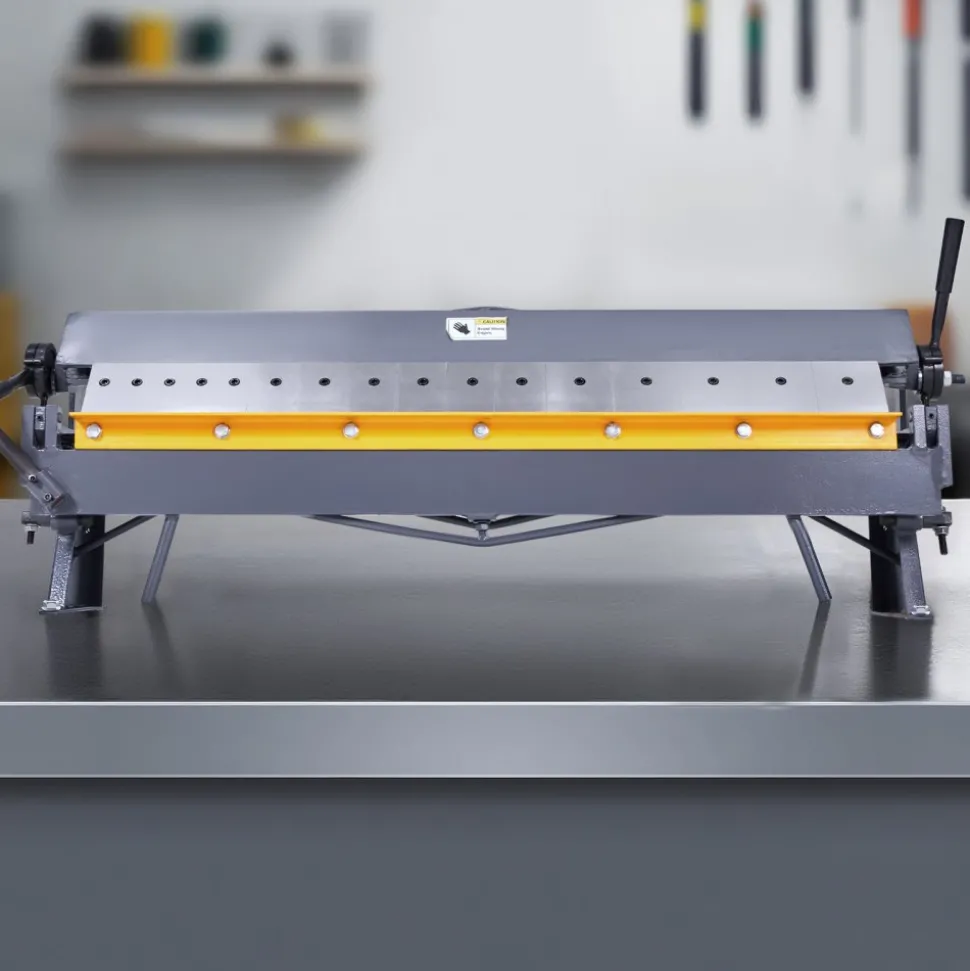 VEVOR Box and Pan Brake, 48 in Sheet Metal Bending Brake,16-Gauge Mild Steel Capacity, 0-135 Degree Adjustable, Metal Bender Machine with 16 Fingers, Heavy-Duty Aluminum Folder for Precise Bending